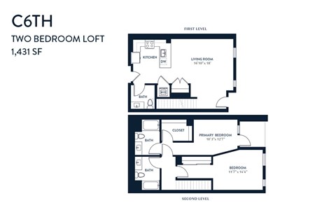 Two Bedroom C6TH 1431 SF - Resa Long Beach